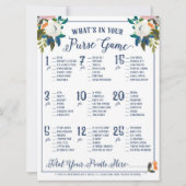 財布のブライダルシャワー 招待状 (正面)