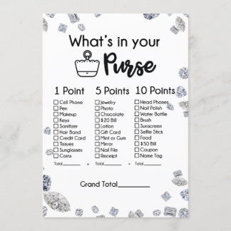 財布のブライダルシャワー 招待状