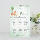 財布の中に何がベビーシャワーゲームファームテーマ (スタンド正面)