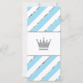 財布の中に何が入ってる?ベビーシャワーゲーフェイクムシルバー (裏面)