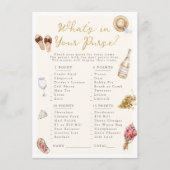 財布の中に何が入ってる?ワイナリーピクニックバチェロレッテ エンクロージャーカード (正面)