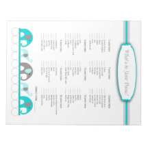 財布の中に何が象の赤ちゃんシャワーゲーム