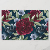 財布の中に何が?ブルゴーニュ花模様シャワーゲーム (裏面)