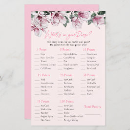 財布の中の何か |ピンクフローラブライダルシャワー