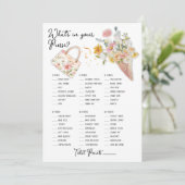 財布の中の何をスクープブライダルゲーム 招待状 (スタンド正面)