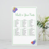 財布の中の吸汁性のベビシャワーゲームの中に何が含まれている (スタンド正面)