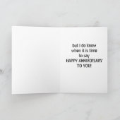 ***財布の中の犬が「HAPPY ANNIVERSY」と表示される*** カード (内部)