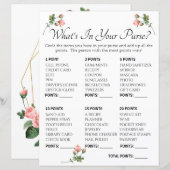 財布の中のwhatsブライダルシャワーゲーム赤面P (正面/裏面)