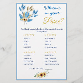 財布の中身は? ゲーム カード フライヤー