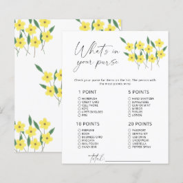 財布の中身は？野の花ゲーム