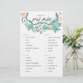 財布の中身 フローラル ブライダルシャワー ゲーム (スタンド正面)