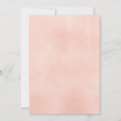 財布の中身 ブライダルシャワーゲーム ピーチ 招待状 (裏面)