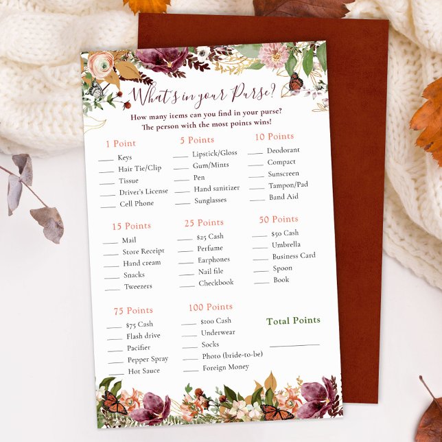 財布の中身 |秋の秋フローラ (クリエイターアップロード済み)