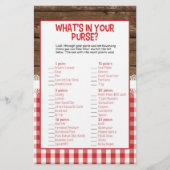 財布の中身 – 赤いベビーQ (正面)