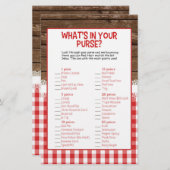 財布の中身 – 赤いベビーQ (正面/裏面)