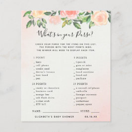 財布の中身 |赤ちゃんシャワーゲーム