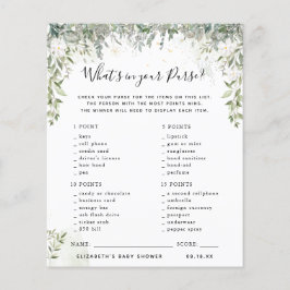 財布の中身 |赤ちゃんシャワーゲーム