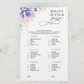 財布の吸汁性の高いブライダルシャワー (正面/裏面)