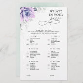 財布の吸汁性の高いブライダルシャワー (正面/裏面)