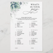 財布の吸汁性の高いブライダルシャワー (正面)