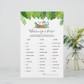 財布の恐竜の赤ちゃんシャワーゲームの内容 (スタンド正面)