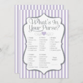 財布ゲームのラベンダー薄紫シャワーの内容 (正面/裏面)