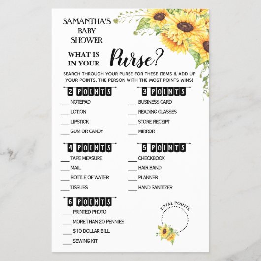 財布シャワーのバイリンガルゲームカードの内容 チラシ (正面)