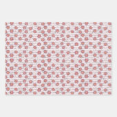 財布デザイン包装紙セット3 ラッピングペーパーシート (正面3)