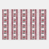 財布デザイン包装紙セット3 ラッピングペーパーシート (正面2)