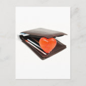 財布恋愛 ポストカード (正面)