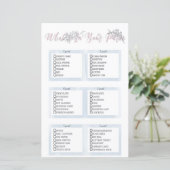 財布植物学ブライダルシャワーゲームの内容 (スタンド正面)