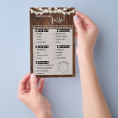 財布欧米ブライダルシャワーゲーム チラシ (ハンドル)