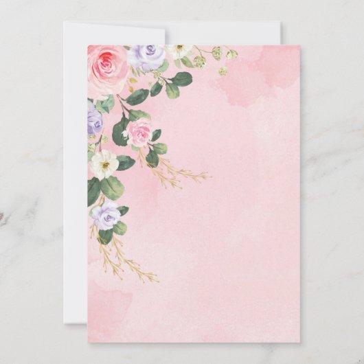 財布象の赤ちゃんシャワーゲームの内容 招待状 (裏面)