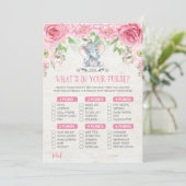 財布象の赤ちゃんシャワーゲームの内容 招待状 (スタンド正面)