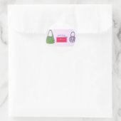 財布…女の子の友最高の人 ラウンドシール (バッグ)