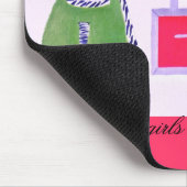 財布…女の子の親友のmousepad マウスパッド (コーナー)