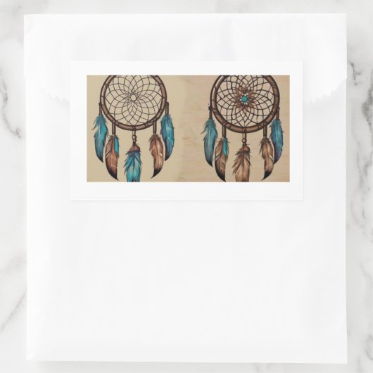 財布 長方形シール (バッグ)