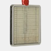 財政および商業の石版刷にされた図表 メタルオーナメント (右)