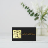 財政のコンサルタントのための名刺 名刺 (スタンド正面)