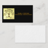 財政のコンサルタントのための名刺 名刺 (正面/裏面)