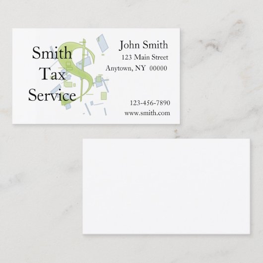 財政の名刺 名刺 (正面/裏面)