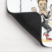 財政の崖のギフトカーおもしろいドとティーの終了 マウスパッド (コーナー)