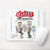 財政の崖のギフトカーおもしろいドとティーの終了 マウスパッド (マウス)