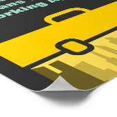 財政の自由は二度と働かないことを意味する ポスター (角)