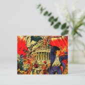 財政危機の政治的黙示録 ポストカード (スタンド正面)