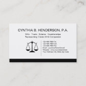 財産の弁護士の名刺 名刺 (正面)