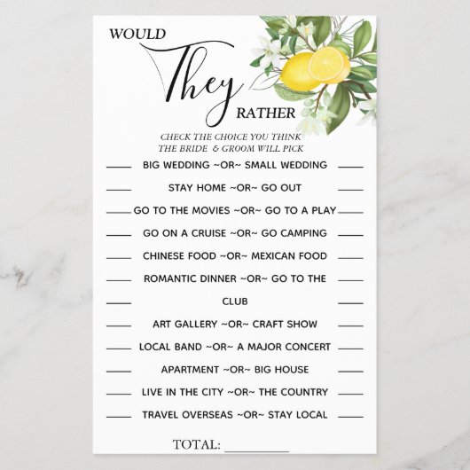 財産は彼らはむしろゲームカードをシャワーするだろう チラシ (正面)