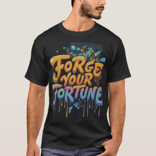 財産を築く Tシャツ