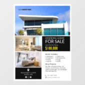 財産売却カスタム ウィンドウサイン (シート)