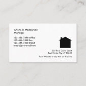 財産管理名刺 名刺 (裏面)